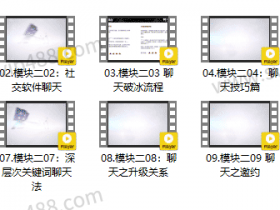 Eric子轩《被动撩妹课堂》视频课程