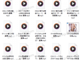 天马情感《感觉流5.0》音频课程